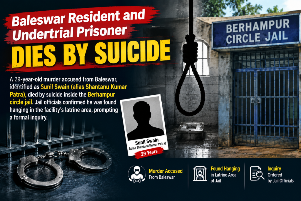 baleswar resident and undertrial prisoner dies by suicide
