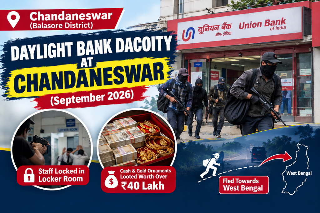daylight bank dacoity at chandaneswar
