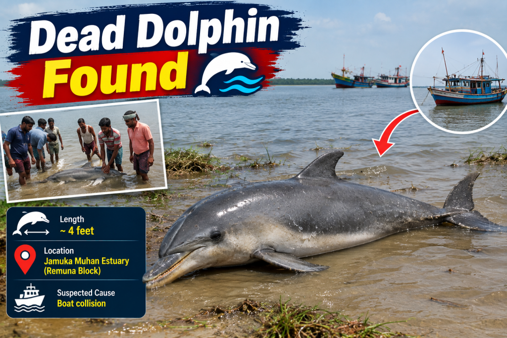 dead dolphin found