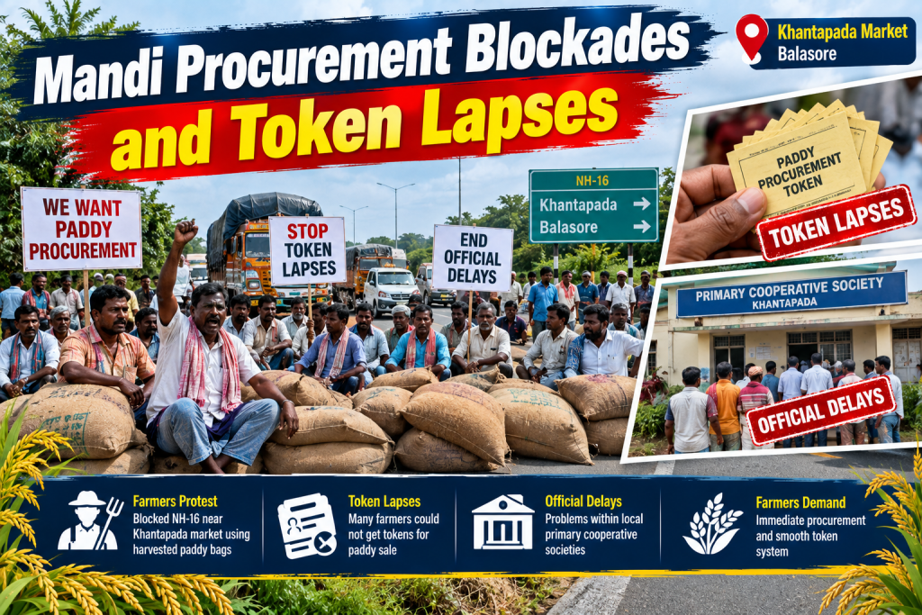 mandi procurement blockades and token lapses