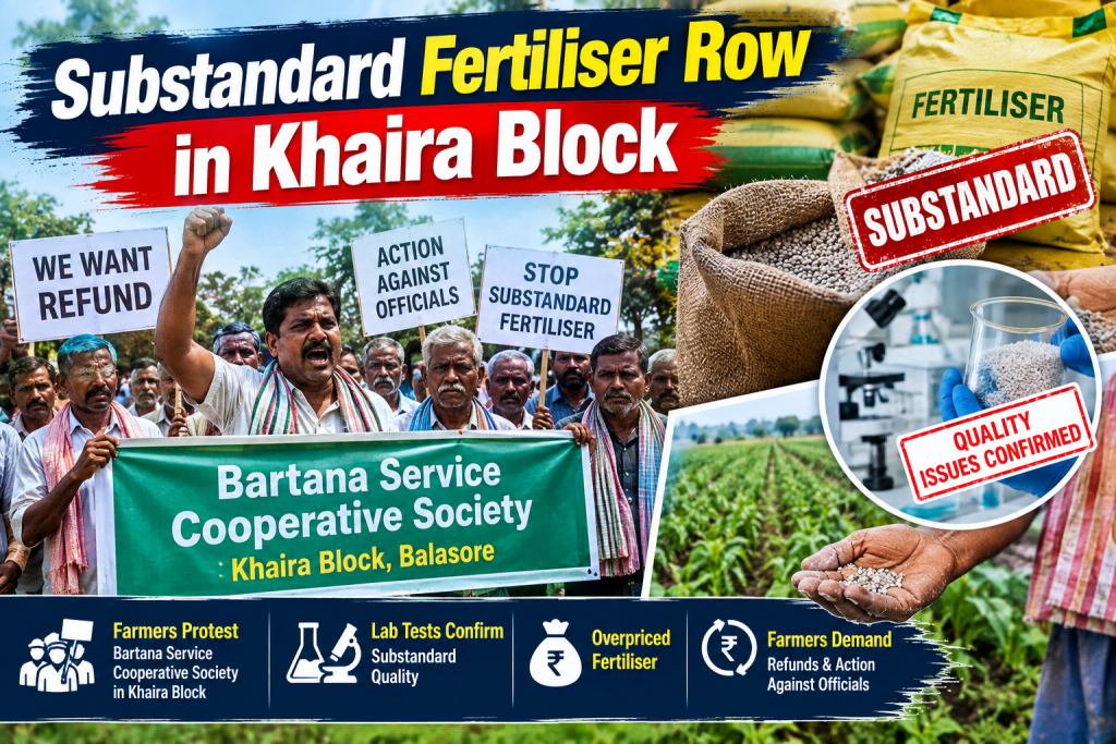 Substandard Fertiliser Row in Khaira Block substandard fertiliser row in khaira block