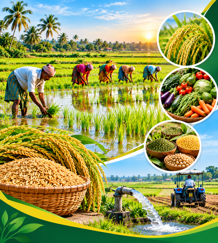 harvesting harmony in the paddy fields
